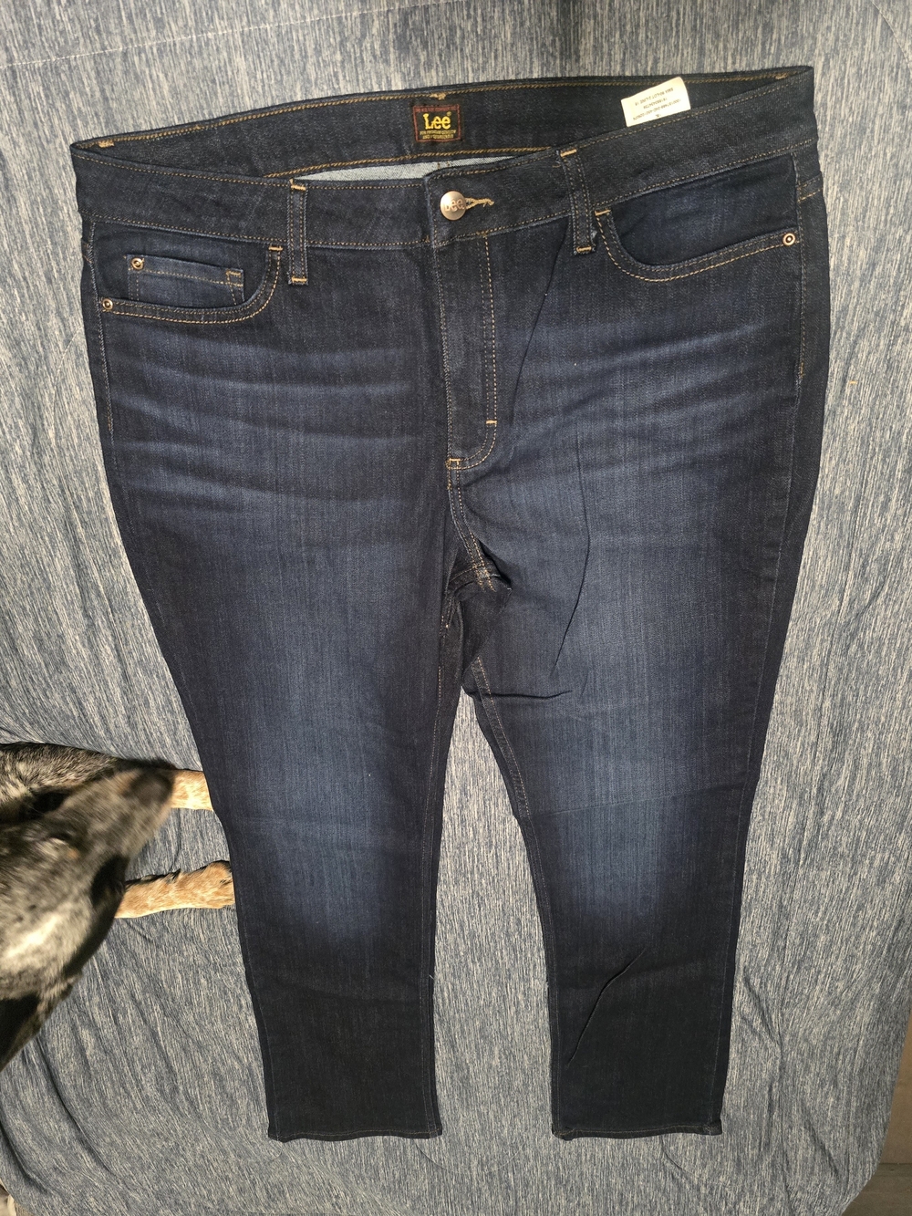 Lee Dark Blue Slim Fit Jeans